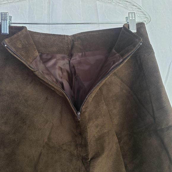 NWT Vintage Suede Mini Skirt 8 - Picture 4 of 5